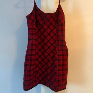 Plaid wild fable dress
